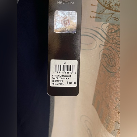 NWT Seattle Seahawks NFL Team Apparel Gray Blue Shirt Sport Gear MNF Jersey Med - Picture 6 of 7